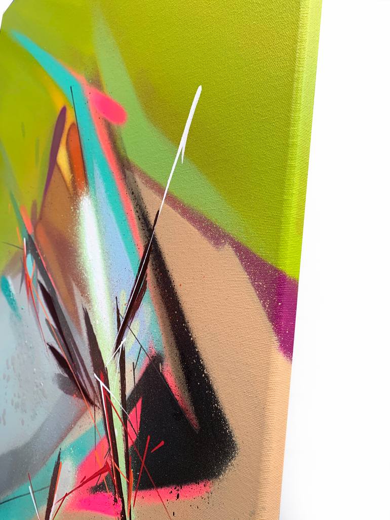 Original Abstract Expressionism Abstract Painting by Bob Peck