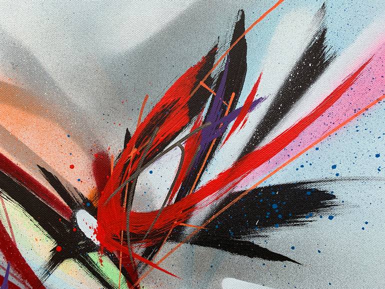 Original Abstract Expressionism Abstract Painting by Bob Peck