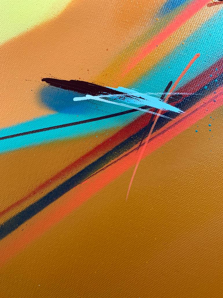 Original Abstract Expressionism Abstract Painting by Bob Peck