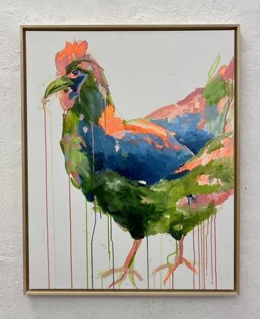 Original Abstract Animal Paintings by thea altmann