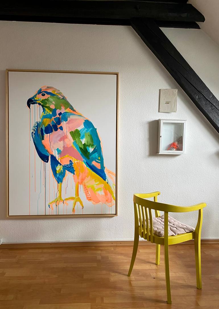 Original Abstract Animal Painting by Thea Altmann