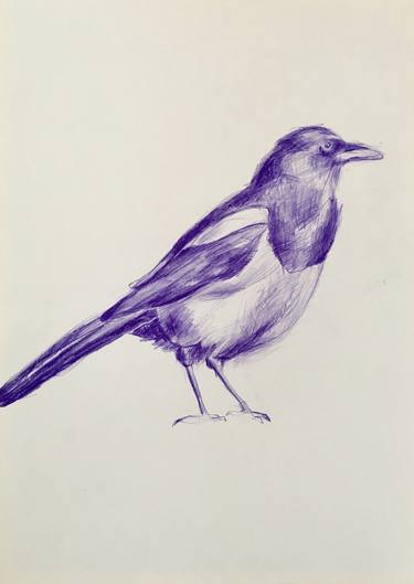 Original Figurative Animal Drawings by thea altmann