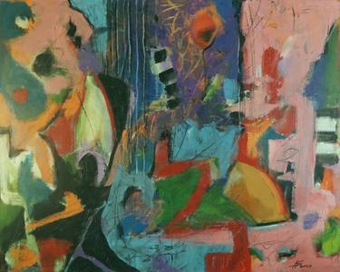 Original Abstract Expressionism Abstract Paintings by Karl-Heinz Schicht