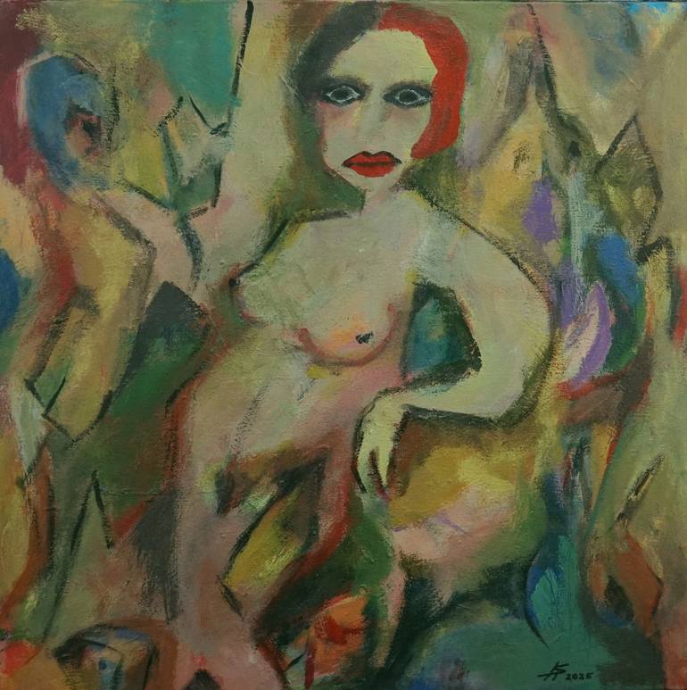Print of Abstract Nude Paintings by Karl-Heinz Schicht