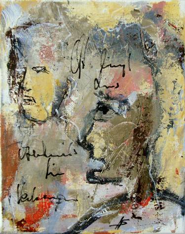 Original Expressionism People Paintings by Karl-Heinz Schicht