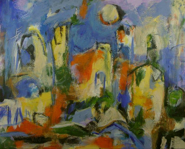 Original Expressionism Landscape Paintings by Karl-Heinz Schicht