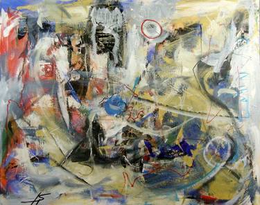 Original Abstract Culture Paintings by Karl-Heinz Schicht