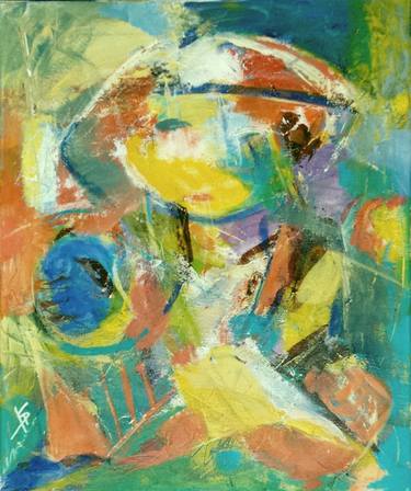 Original Expressionism People Paintings by Karl-Heinz Schicht