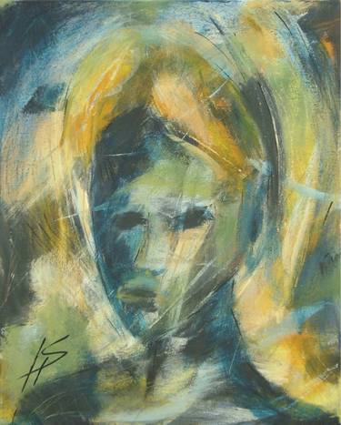 Original Expressionism People Paintings by Karl-Heinz Schicht