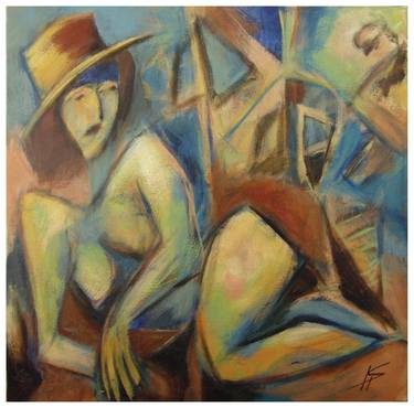 Original Nude Paintings by Karl-Heinz Schicht