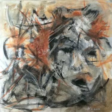 Original Abstract Expressionism Fantasy Paintings by Karl-Heinz Schicht
