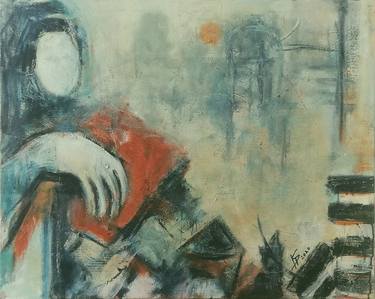 Original Expressionism People Paintings by Karl-Heinz Schicht