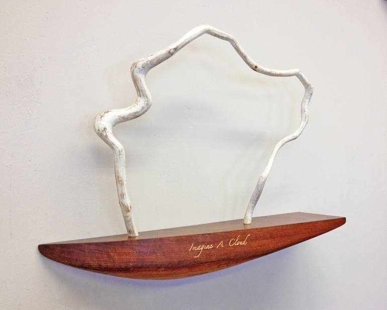Original Abstract Sailboat Sculpture by Jerry C Monteith