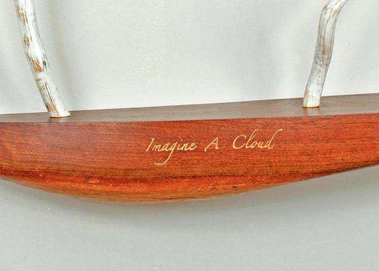 Original Abstract Boat Sculpture by Jerry C Monteith