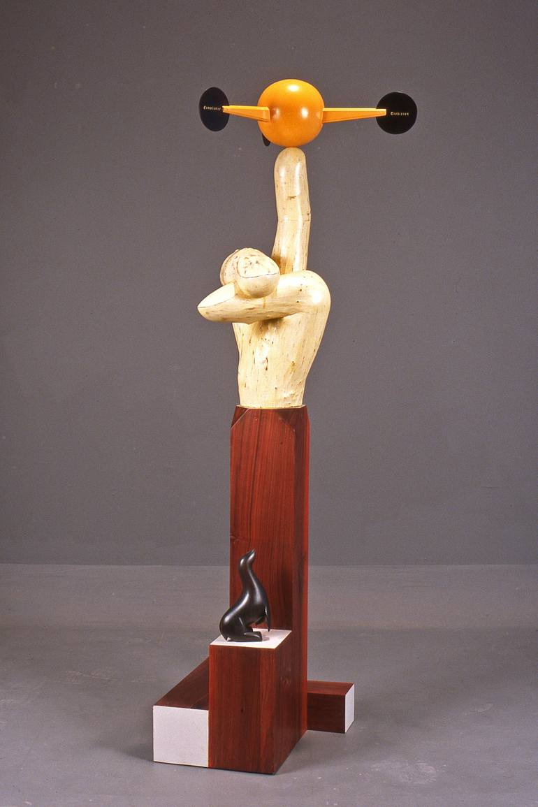Original Figurative Culture Sculpture by Jerry C Monteith