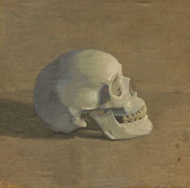 Skull in Lamplight thumb