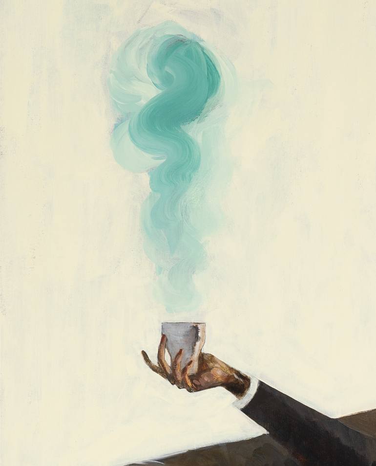 Original Figurative Portrait Painting by Tue Søborg Volder