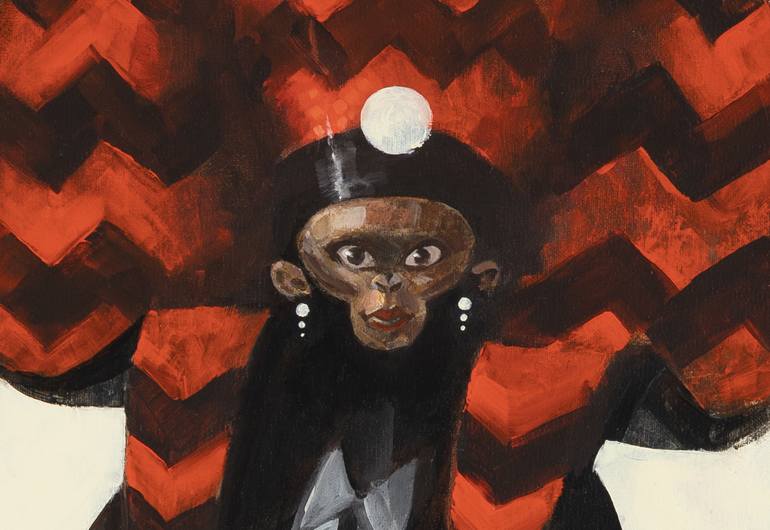 Original Figurative Portrait Painting by Tue Søborg Volder