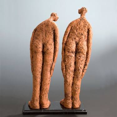 Original Love Sculpture by Roelna Louw