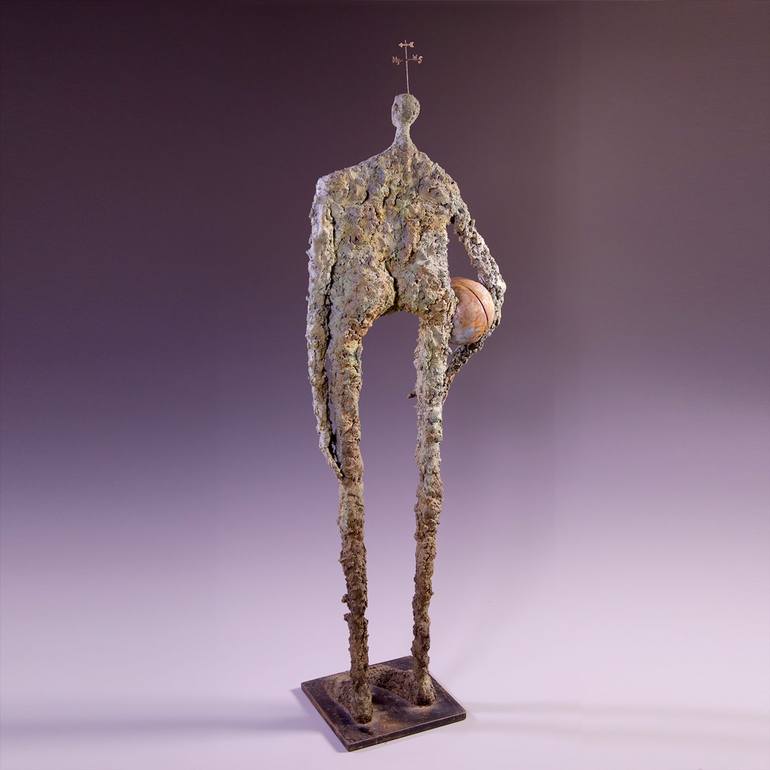 Original Figurative People Sculpture by Roelna Louw