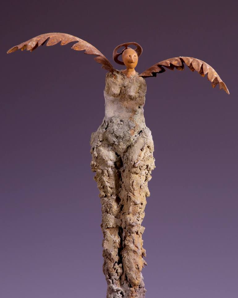 Original Abstract Fantasy Sculpture by Roelna Louw