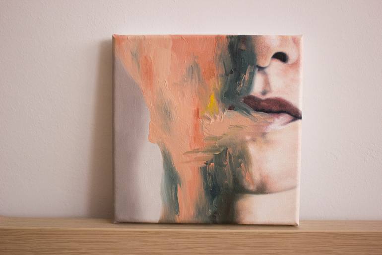 Original Expressionism People Painting by Andrea Castro