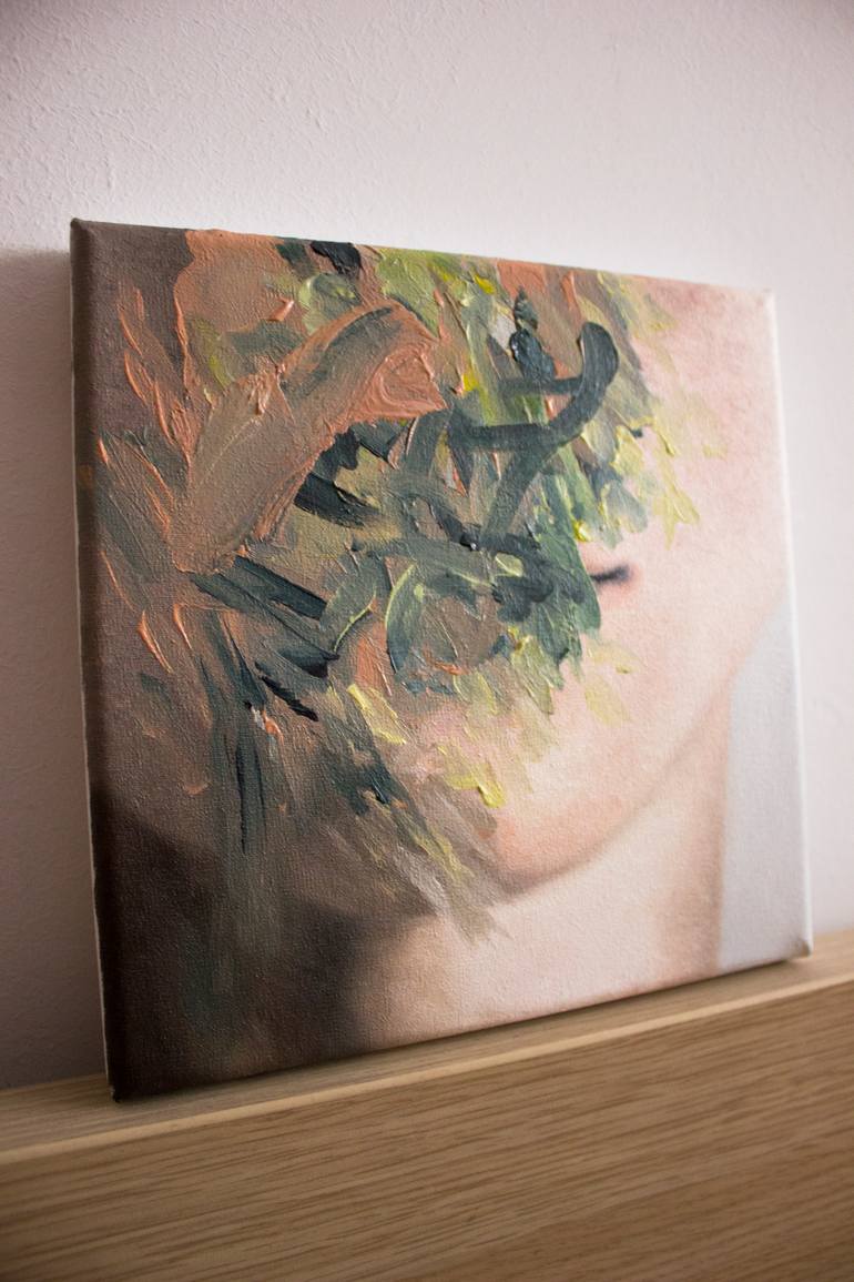 Original Conceptual Language Painting by Andrea Castro