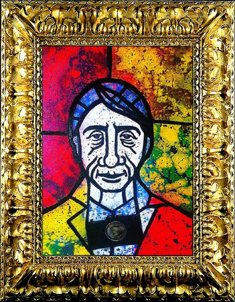 Original Pop Art Celebrity Mixed Media by Bob Money