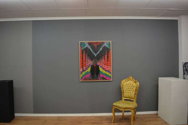 Original Abstract People Painting by Daniel Pultorak