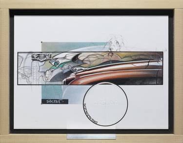 Print of Car Drawings by Philippe Saltet