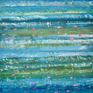 Original Abstract Seascape Paintings by Laurence Moracchini