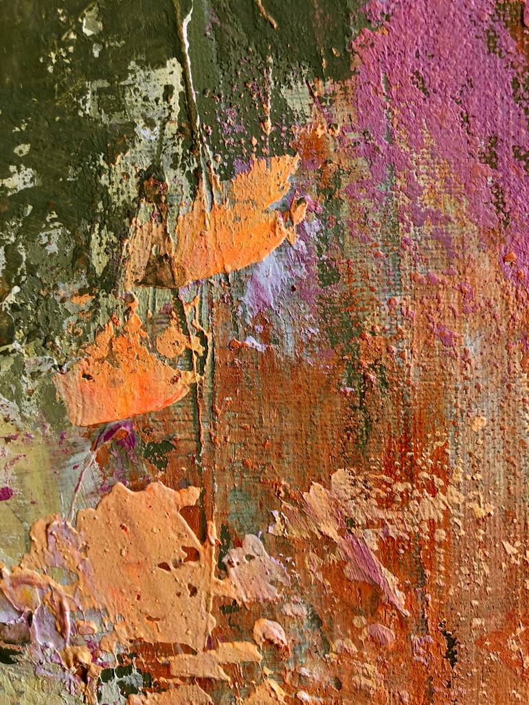 Original Abstract Expressionism Abstract Painting by Laurence Moracchini