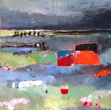 Print of Abstract Rural life Paintings by Laurence Moracchini