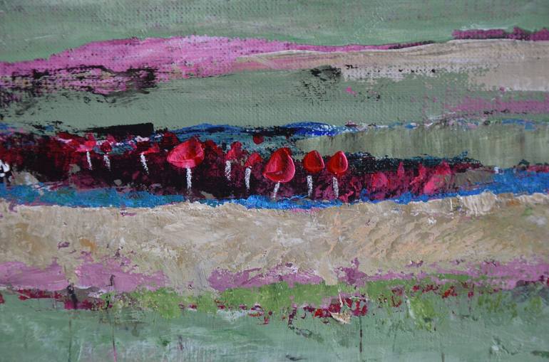 Original Abstract Landscape Painting by Laurence Moracchini