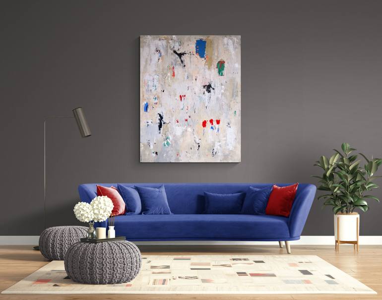 Original Abstract Painting by Laurence Moracchini