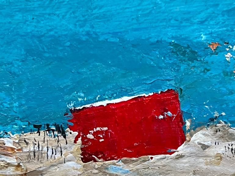 Original Abstract Expressionism Landscape Painting by Laurence Moracchini