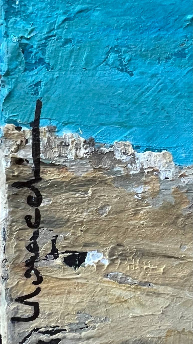 Original Abstract Expressionism Landscape Painting by Laurence Moracchini