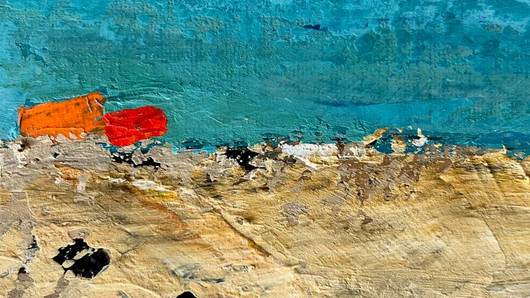 Original Abstract Expressionism Landscape Painting by Laurence Moracchini