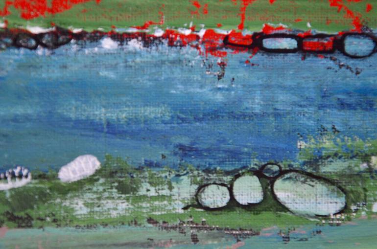 Original Abstract Landscape Painting by Laurence Moracchini