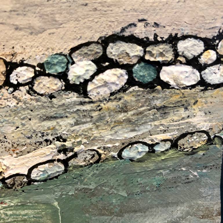 Original Abstract Expressionism Landscape Painting by Laurence Moracchini