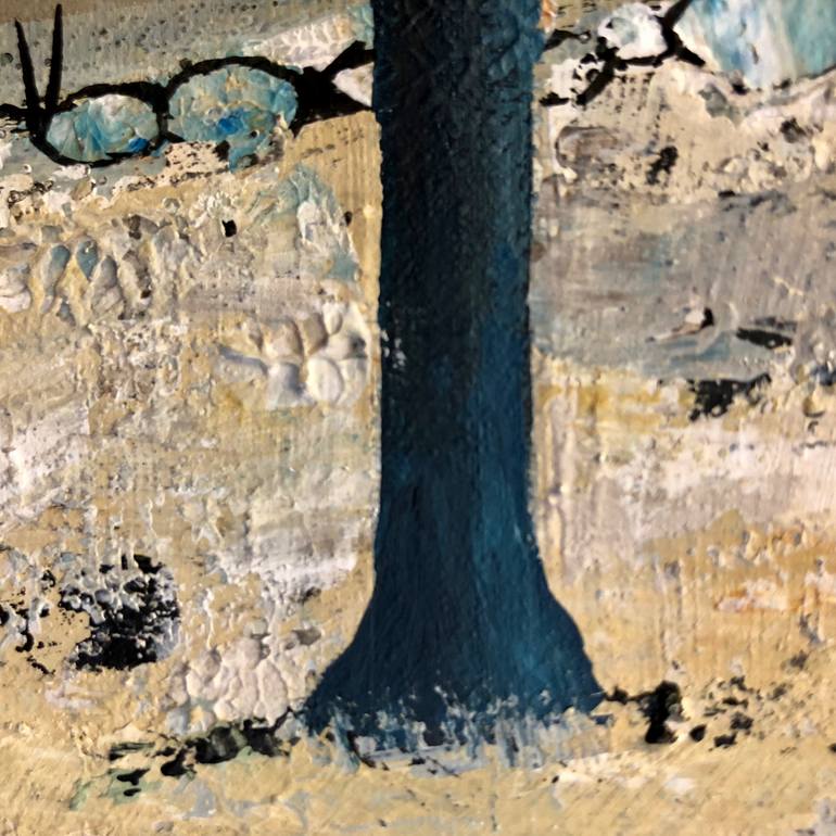 Original Abstract Expressionism Landscape Painting by Laurence Moracchini