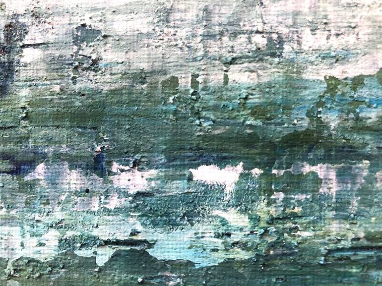 Original Abstract Expressionism Landscape Painting by Laurence Moracchini