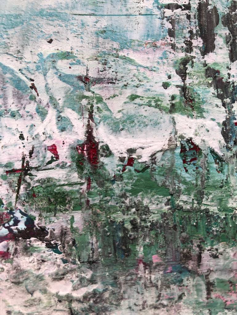 Original Abstract Expressionism Abstract Painting by Laurence Moracchini