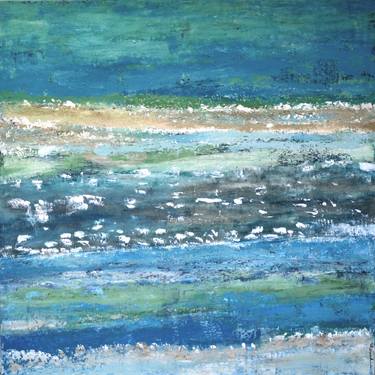 Original Abstract Expressionism Seascape Paintings by Laurence Moracchini