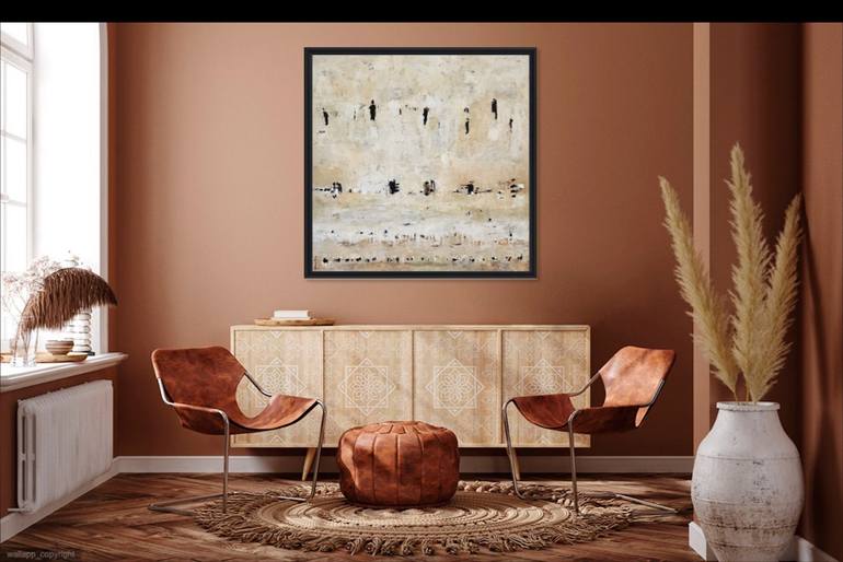 Original Abstract Expressionism Abstract Painting by Laurence Moracchini