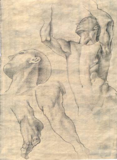 Original Fine Art People Drawings by Francesco Saverio Quatrano