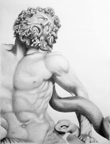 Original Realism Classical mythology Drawings by Francesco Saverio Quatrano