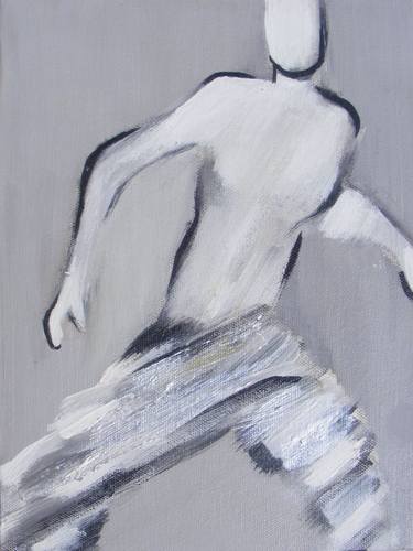 Original Abstract Expressionism Nude Paintings by Svenja Bary