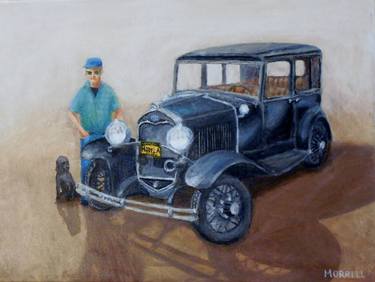 Original Automobile Painting by Gregory Morrill