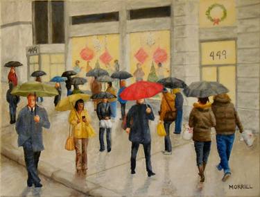 Original People Painting by Gregory Morrill